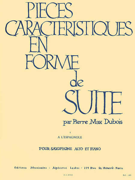 Leduc Pièces Caractéristiques 1 En Forme De Suite Op.77