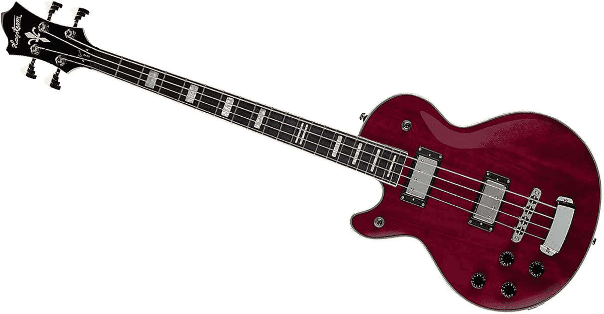 Lh Handed Swede Bass Cherry Red