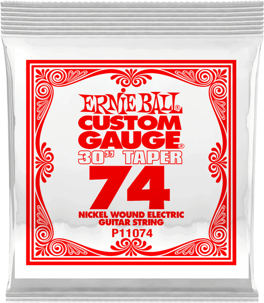 Ernie Ball .074 LONG SCALE NICKEL WOUND ELECTRIC GUITAR STRINGS