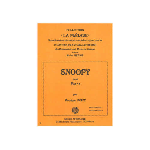 Combre Poltz - Snoopy - Piano