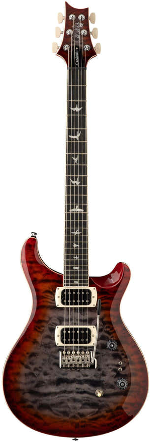 Custom 24-08 SE Quilt Charcoal Cherry Burst