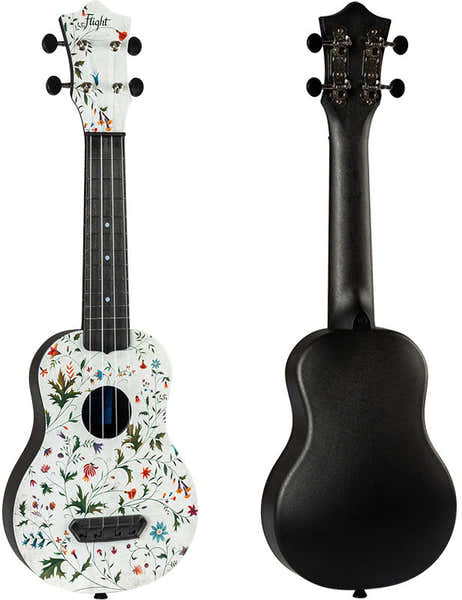 Flight Ultra Travel Soprano Ukulele - Flower -