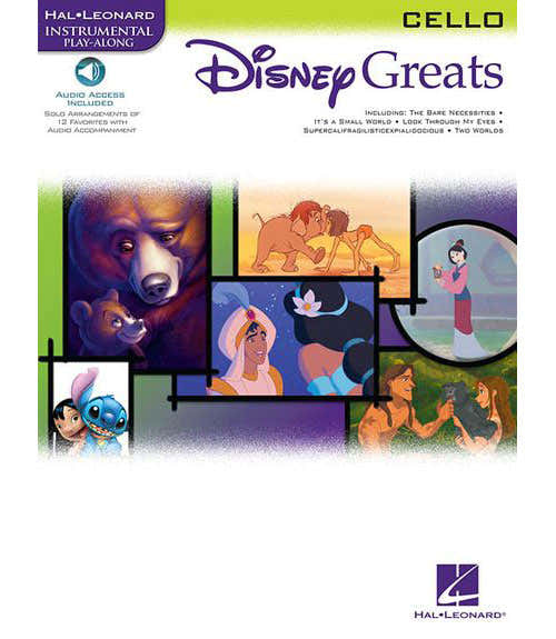 Hal Leonard DISNEY GREATS + MP3 - CELLO