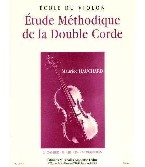 Leduc Hauchard Maurice - Etude Methodique De La Double Corde Vol.2