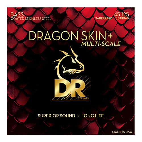 45-125 Multi-Scale Dragon Skin+ Coated 5-String Light Tapered
