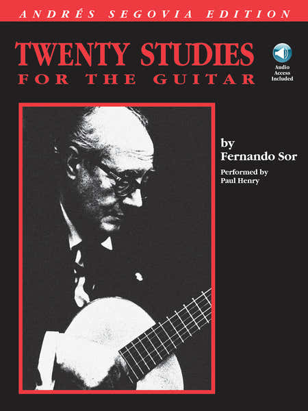 Hal Leonard Fernando Sor - Twenty Studies For Guitar + Audio En Ligne - Guitar