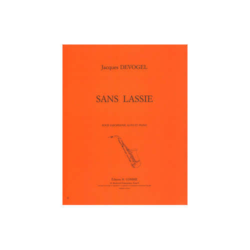 Combre Devogel - Sans Lassie - Saxophone Mib Ou Clarinette Sib et Piano