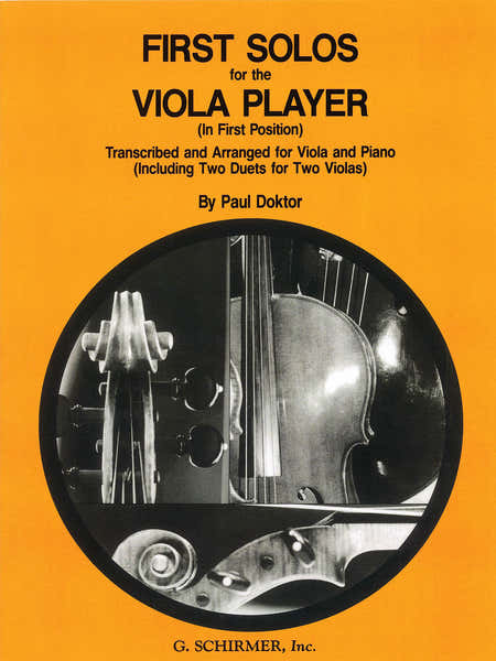 Schirmer First Solos for the Viola Player