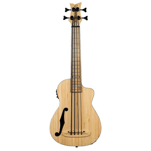 Solid Bamboo Bass Ukulele EQ