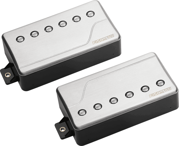Fishman FLUENCE HUMBUCKER CLASSIC SET ALUMINIUM MICROPHONES BRUSH