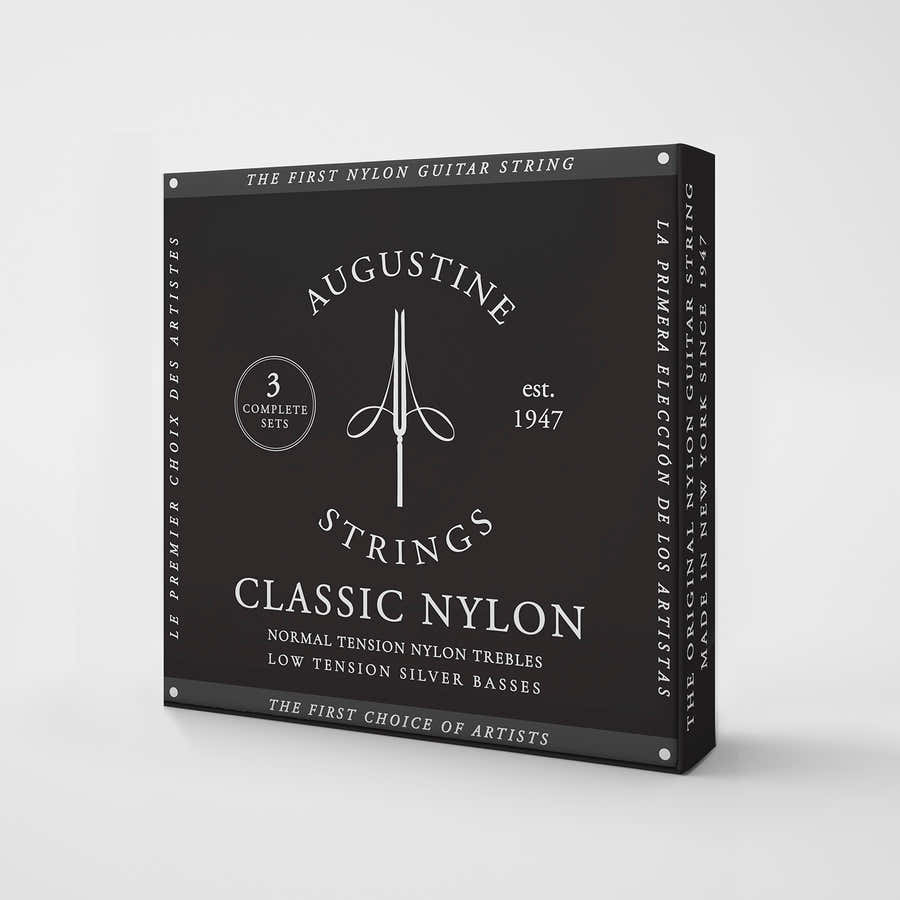 Classical Standard Black Low Tension 3-Pack