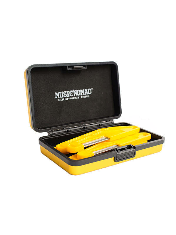 MN673 6 Diamond Files for Bass Metal Case - Medium/Light Strings