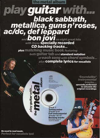 Play Guitar With - Metal Album + CD - Guitar Tab