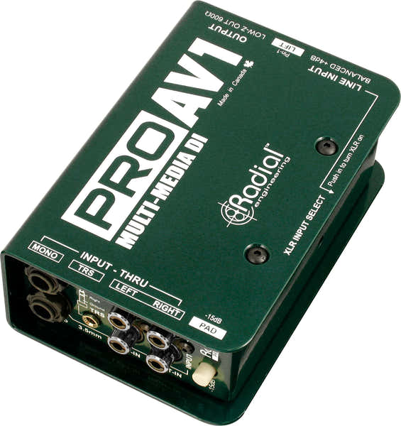 Radial Pro AV1 DI Passive Multimedia Mono