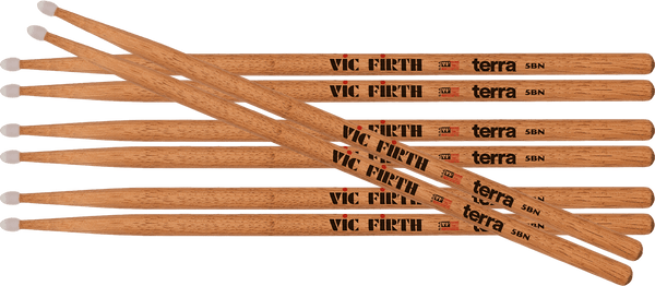 Vic Firth PACK 4 PAIRS 5BN AMERICAN CLASSIC TERRA