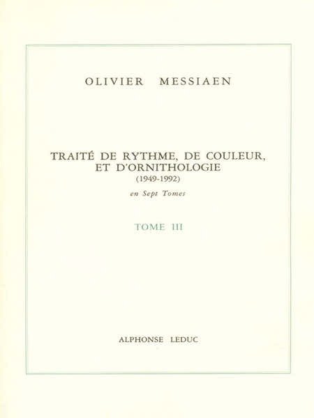 Leduc Traité de Rythme de Couleur et d'Ornithologie