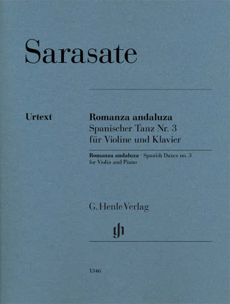 SARASATE PABLO - ROMANZA ANDALUZA - SPANISH DANCE no.3 - VIOLON & PIANO