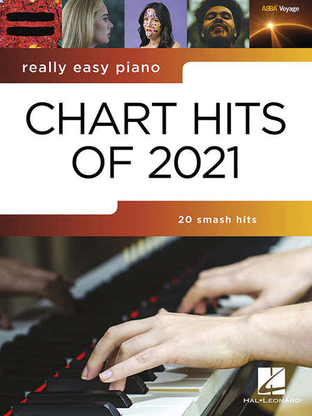 Hal Leonard Really Easy Piano: Chart Hits 2021 - Version anglaise
