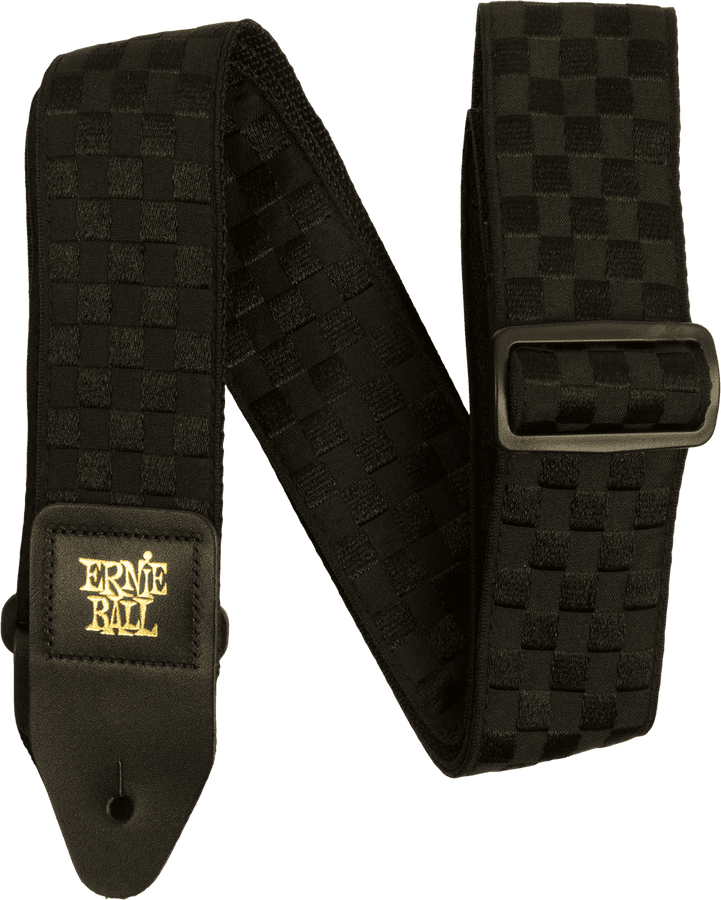 STRAP JACQUARD BLACK CHECKERS