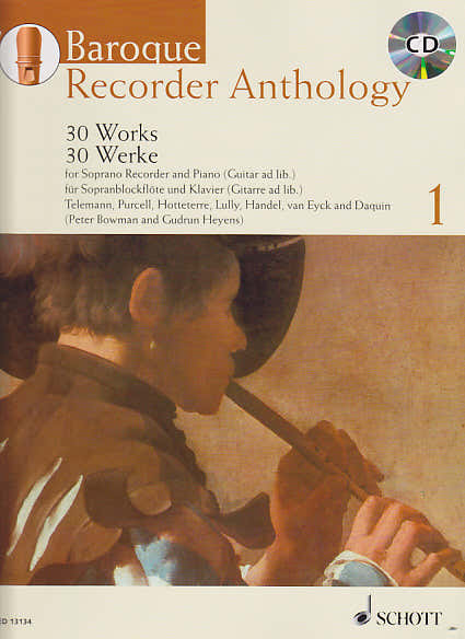 Schott BOWMAN P./ HEYENS G. - BAROQUE RECORDER ANTHOLOGY VOL.1