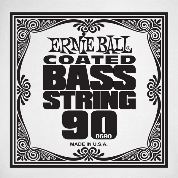 Ernie Ball .090 COATED NICKEL WOUND ELECTRIC BASS STRING SINGLE