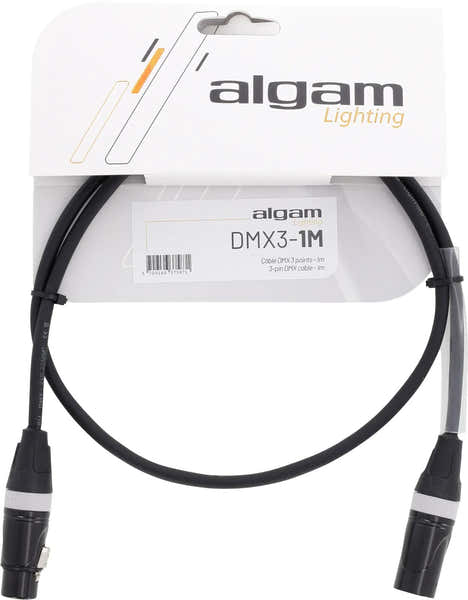 Algam Lighting DMX cable 3-pin - 1M