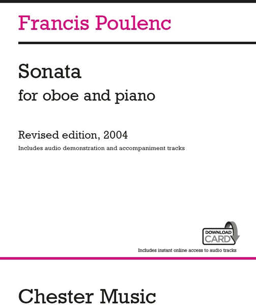 Chester Music Sonata for Oboe and Piano