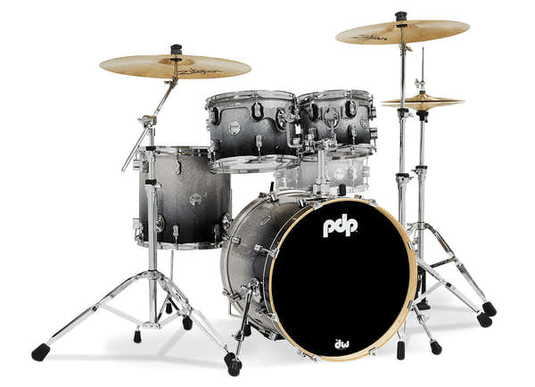 PDP By DW Fusion 20 Concept Maple Silver To Black Fade