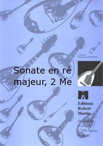 Robert Martin Robert Min Denis - Sonate En R Majeur 2 Mandolines