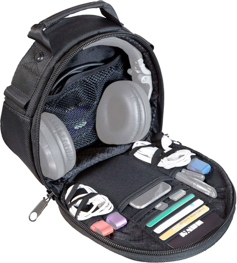 Black Headphone Bag