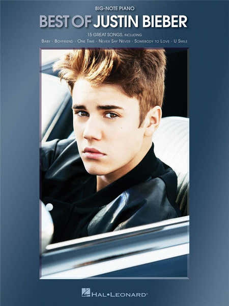 Hal Leonard Best Of Justin Bieber - Big Note Piano