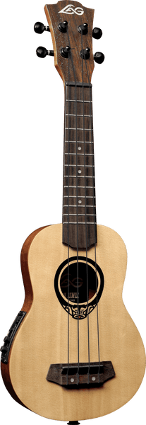 Tiki Baby Tku150Se Baby-Soprano Ukulele Slim Arched Back Electric
