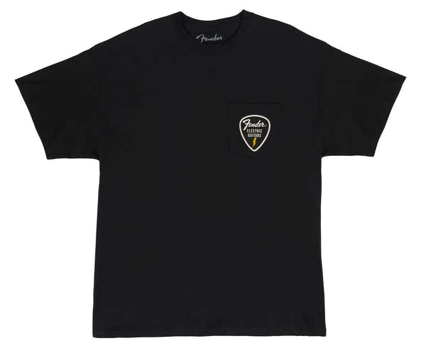 Fender Pick Patch Pocket Tee Black M
