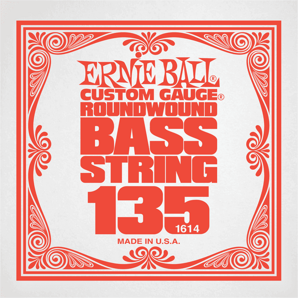 Ernie Ball .135 NICKEL WOUND ELECTRIC BASS STRING SINGLE