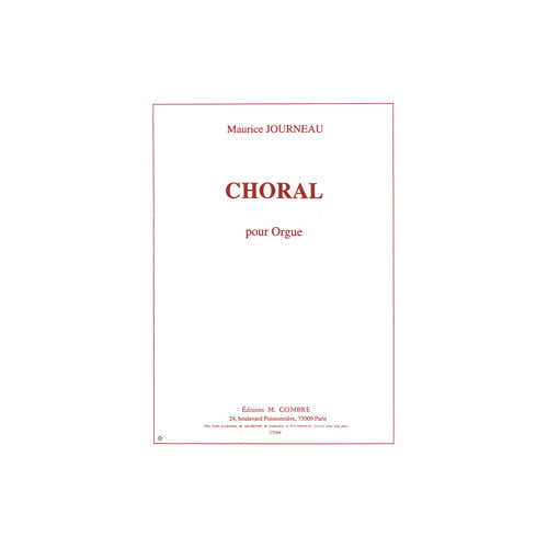 Combre Journeau - Choral Op.17 - Orgue