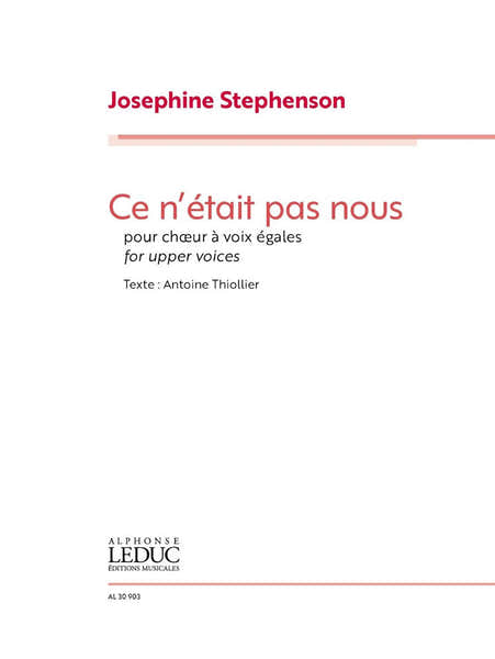 Leduc Stephenson - Ce N'etait Pas Nous