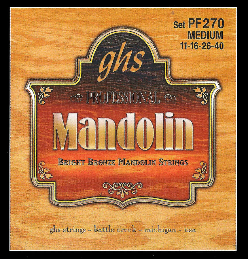 MANDOLIN BRIGHT BRONZE MEDIUM 11-16-26-40