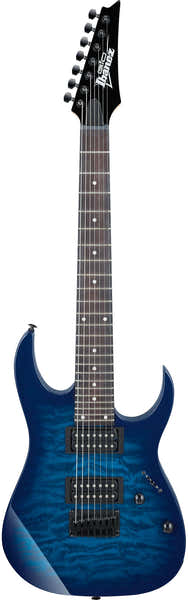 Ibanez GRG7221QATBB Transparent Blue Burst