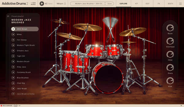 XLN Audio Addictive Drums 2 Modern Jazz Brushes ADpak