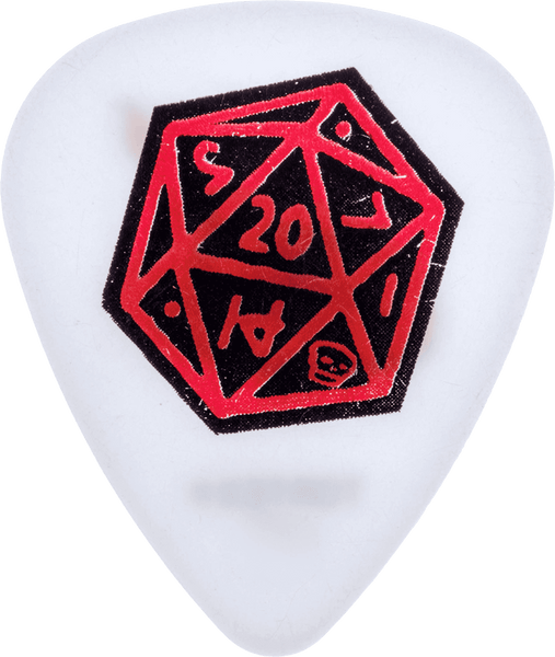 Dunlop 36 x 1,00mm Dirty Donny II Icosahedron White
