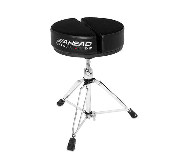 Ahead SPG-ARTB ROUND DRUM THRONE SPINAL-G BLACK - 3 LEG BASE