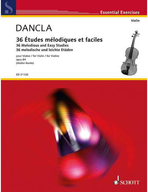 Dancla - 36 Melodious And Easy Studies Op. 84 - Violon