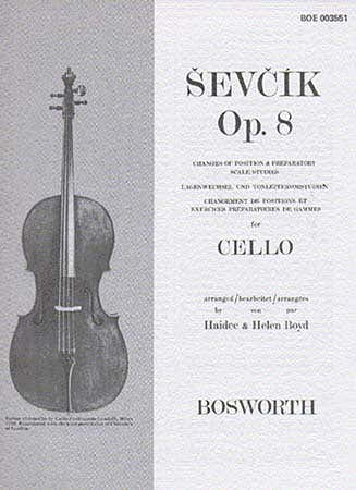 Bosworth SEVCIK - ETUDES OP.8 CHANGEMENT DE POSITION - VIOLONCELLE
