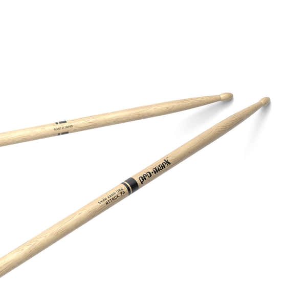 Promark CLASSIC ATTACK 7A SHIRA KASHI OAK DRUMSTICK OVAL WOOD TIP