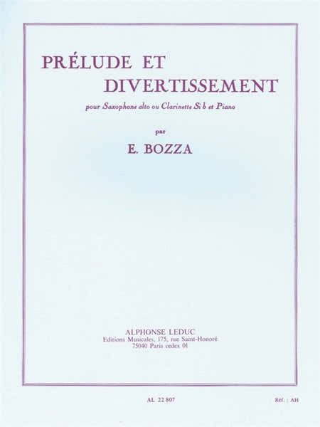 Leduc Prélude et Divertissement