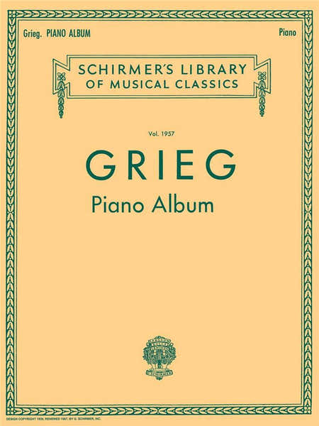 Schirmer GRIEG E. - PIANO ALBUM