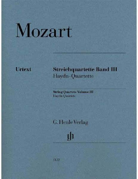 Henle Verlag Moz - String Quets Volume Iii - 2 Violons Alto Violoncelle