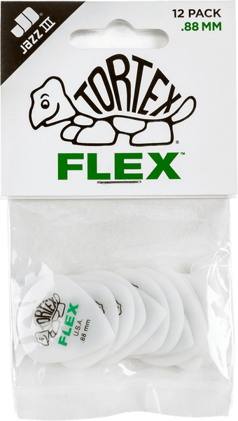Dunlop 12 x 0,88mm Tortex Flex Jazz III