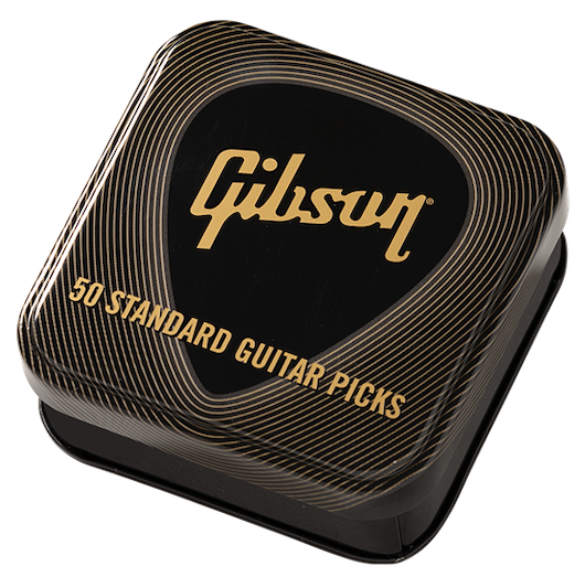 PICKS STANDARD TIN 50 PACK BLACK EXTRA HEAVY
