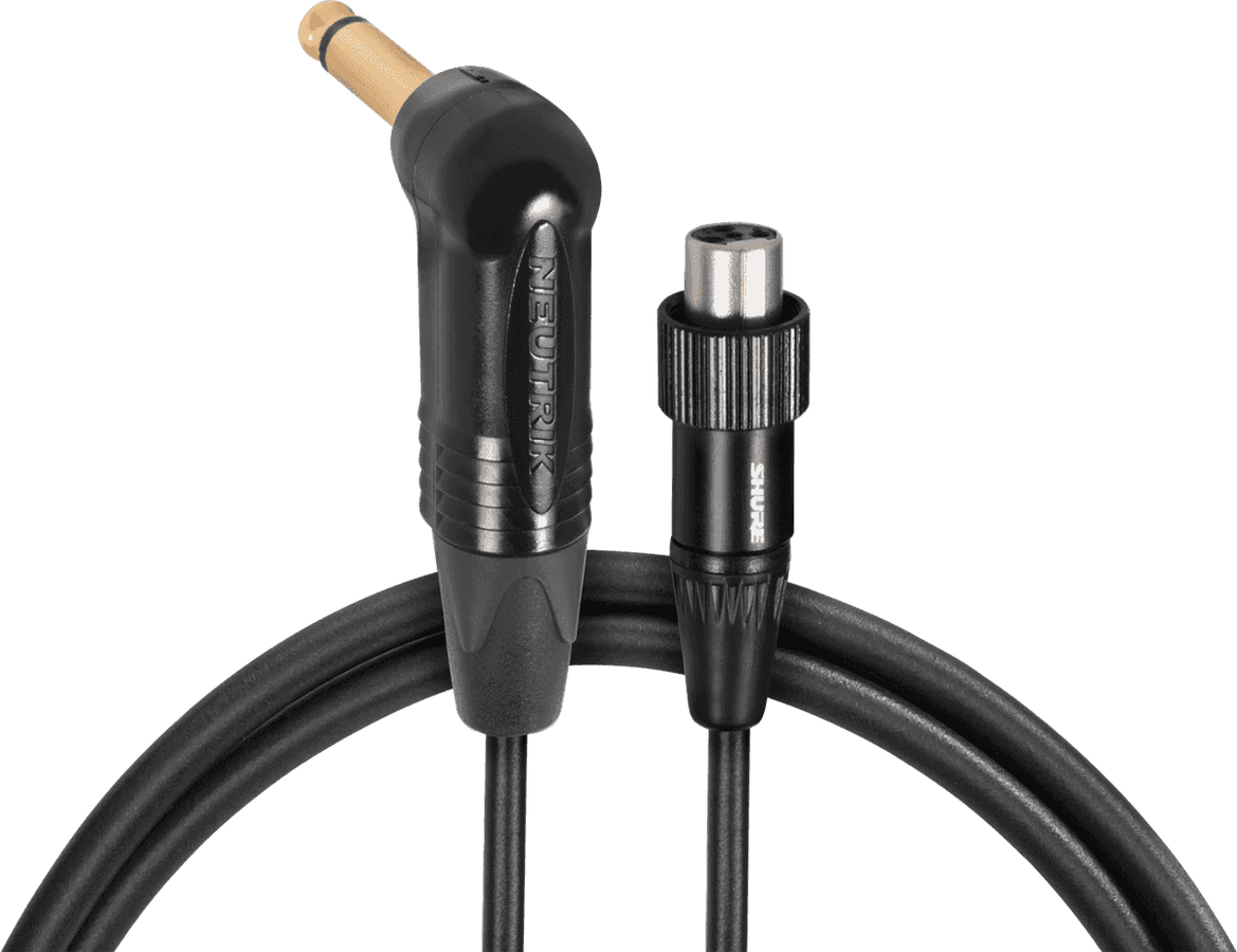 CABLE TQG-JACK ANGLED 6,35MM LOCKABLE
